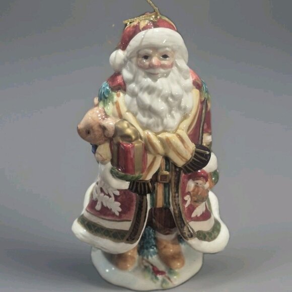 Fitz & Floyd Other - Holiday Solstice by Fitz and Floyd Classics Santa Christmas Tree Ornament